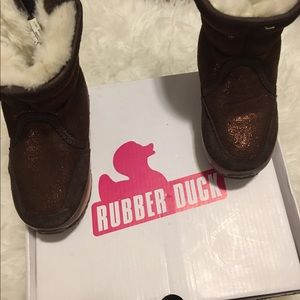 Rubber Duckie boots size 9c